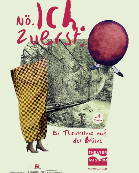 Ein Theatertanz auf der Brücke